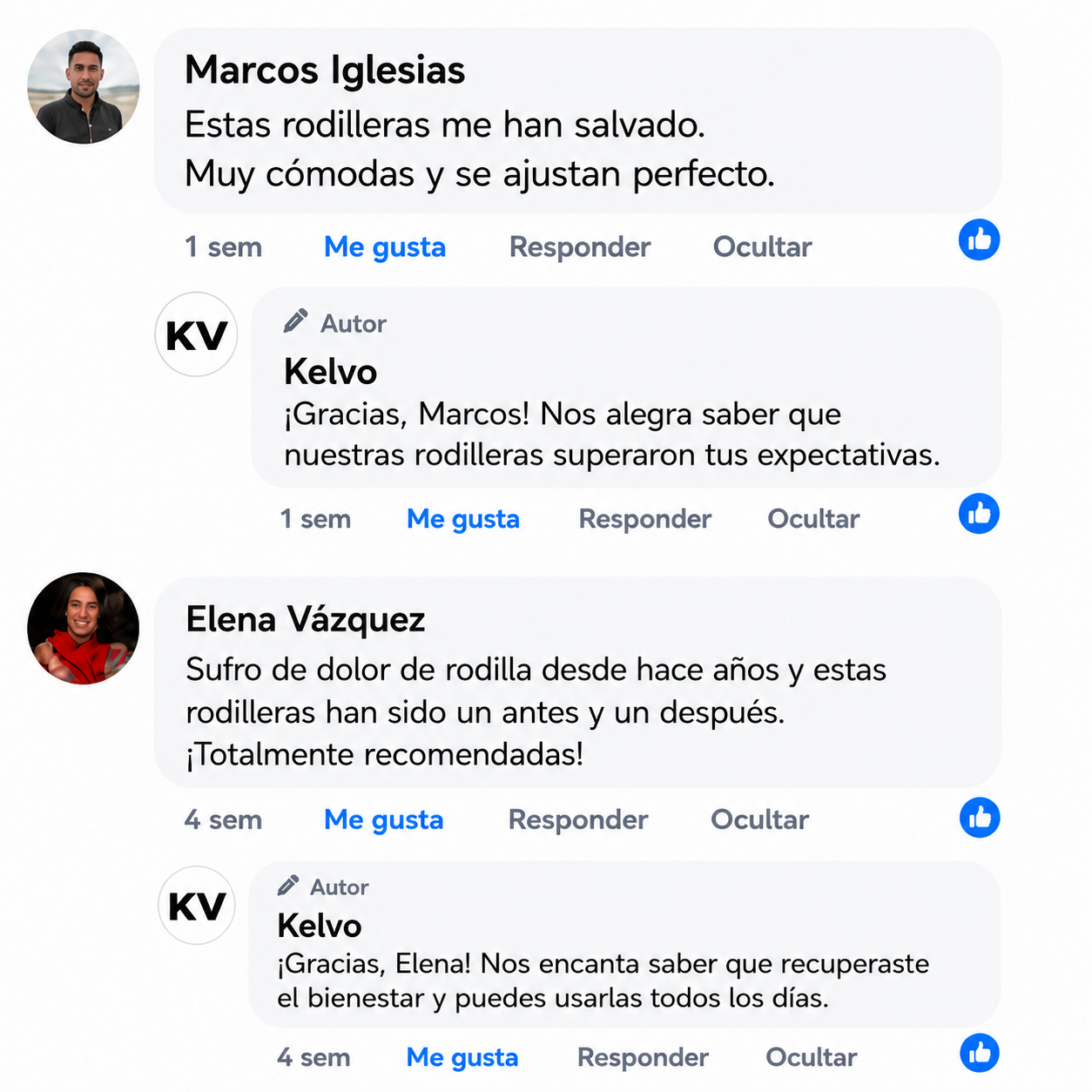 Kelvo™ Rodillera de Compresión Ajustable