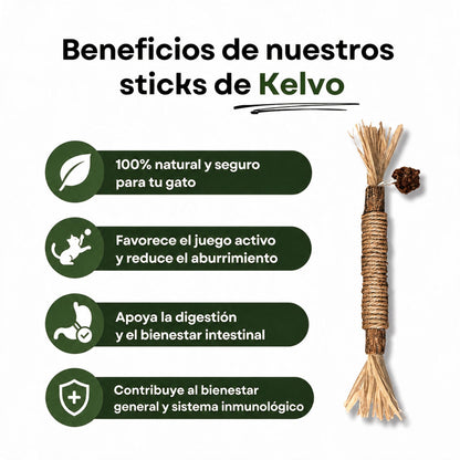 KELVO™ Pack de Sticks Dentales para Gatos